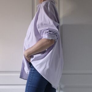 GAP Lavender Button Down Shirt for Women
